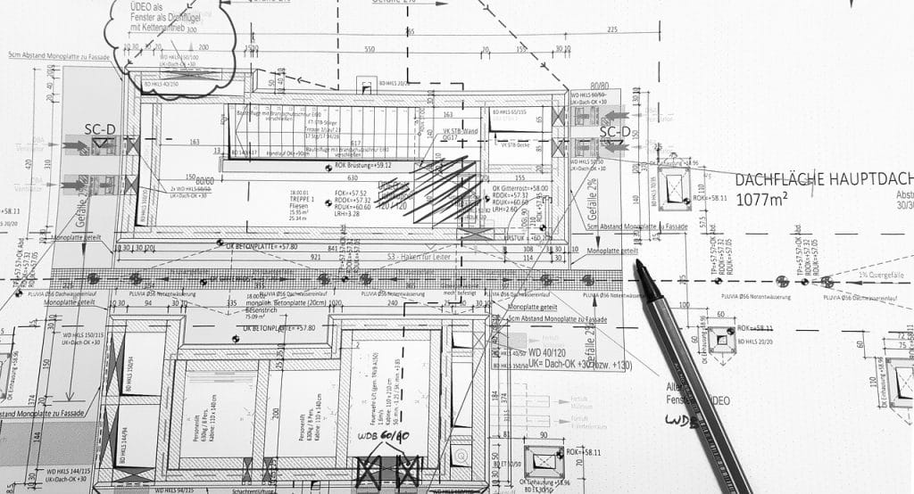 Floor plans for a project