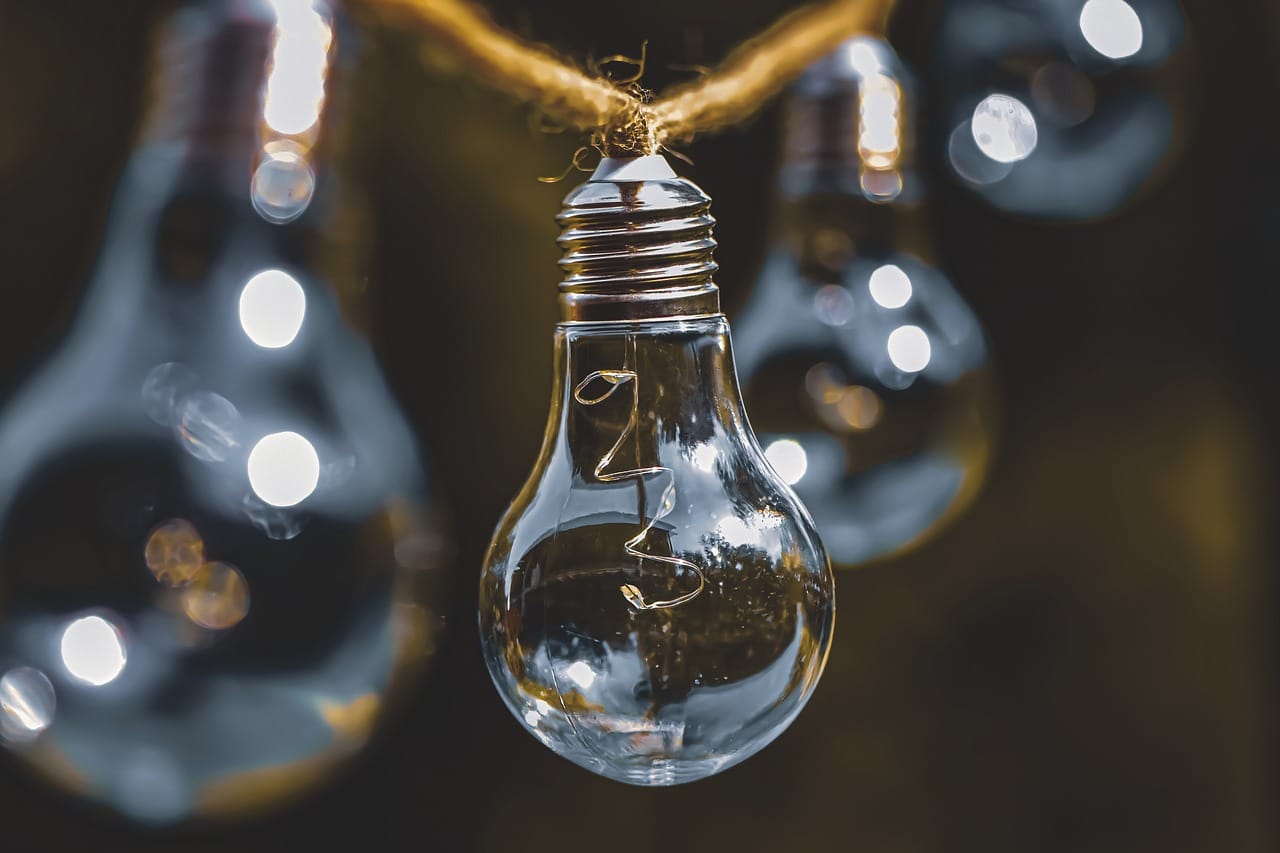 illuminating spaces: A picture of a bulb showing natural lighting